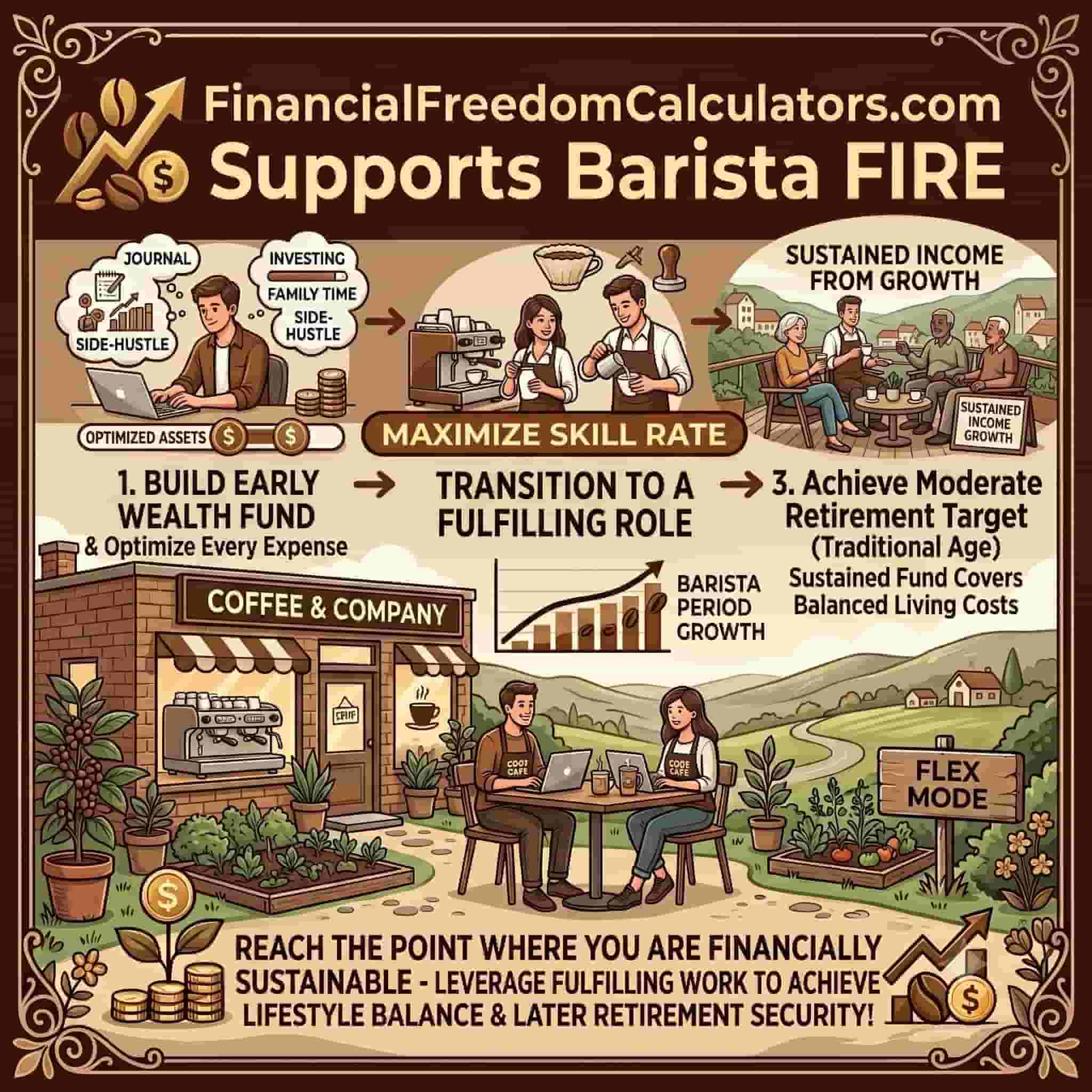 Barista FIRE Calculator