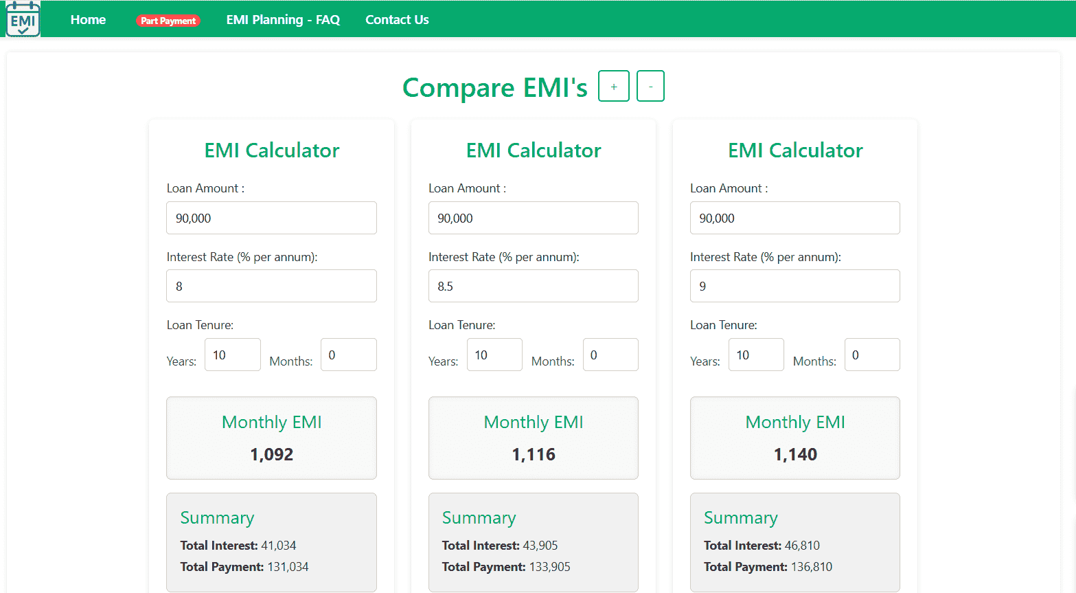 EMI Calculator
